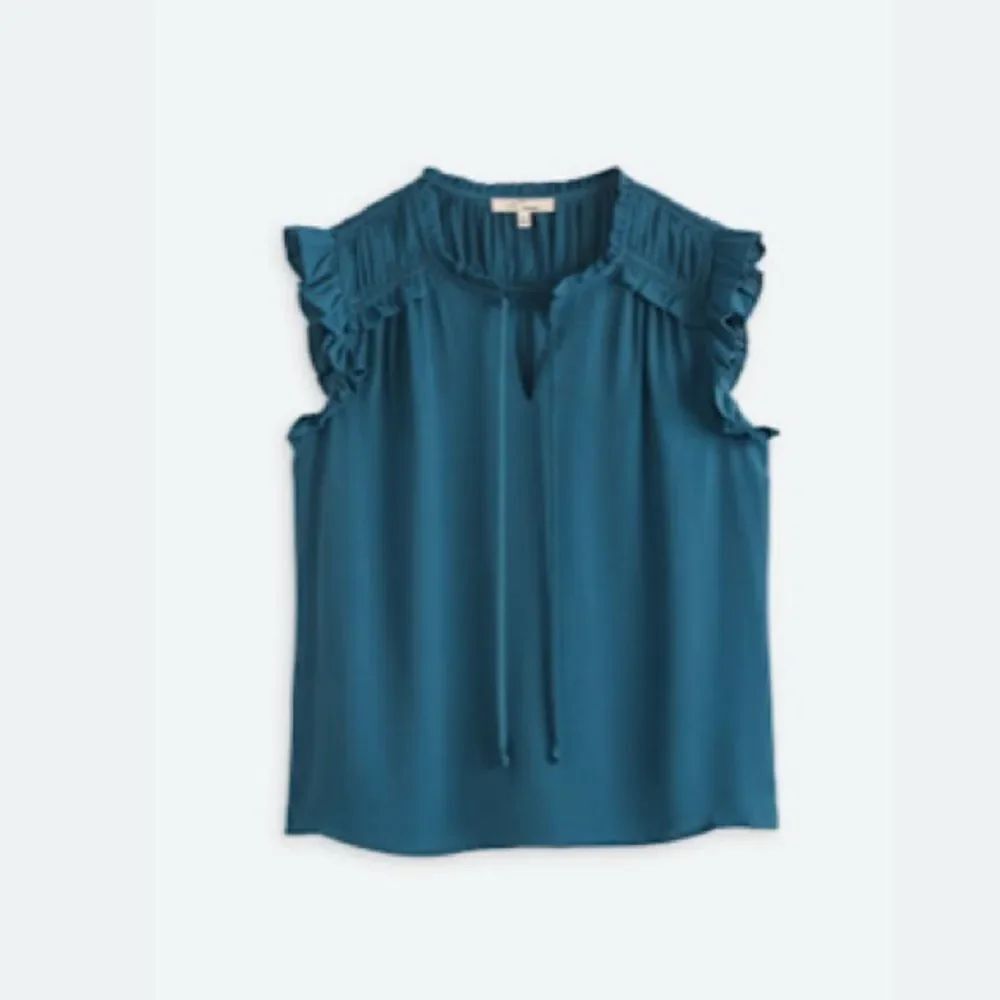 NWT *Stitch Fix* SZ XL Les Serein Alva Ruffle Detail Blouse